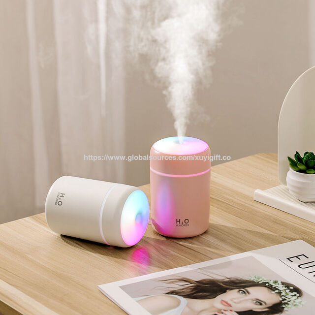 Humidificador Multifuncional USB, Mini Humidificador Portátil de Escritorio para Uso en Interiores, Hogar y Coche