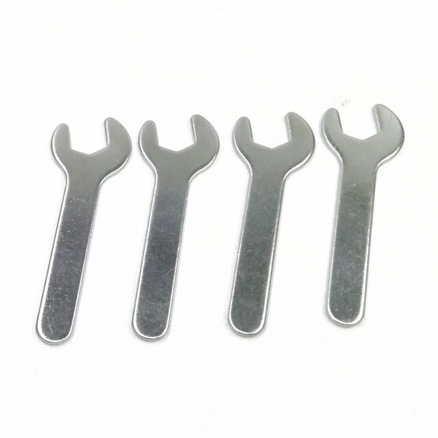 Llave de fontanero, llave de boca, horquilla cromada con espejo, horquilla multiespecificación, herramienta de reparación
