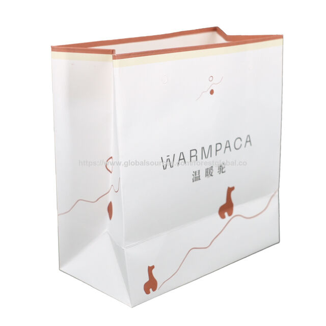 Bolsas de Papel Reciclable para Alimentos con Asa y Impresión Personalizada a Cuatro Colores