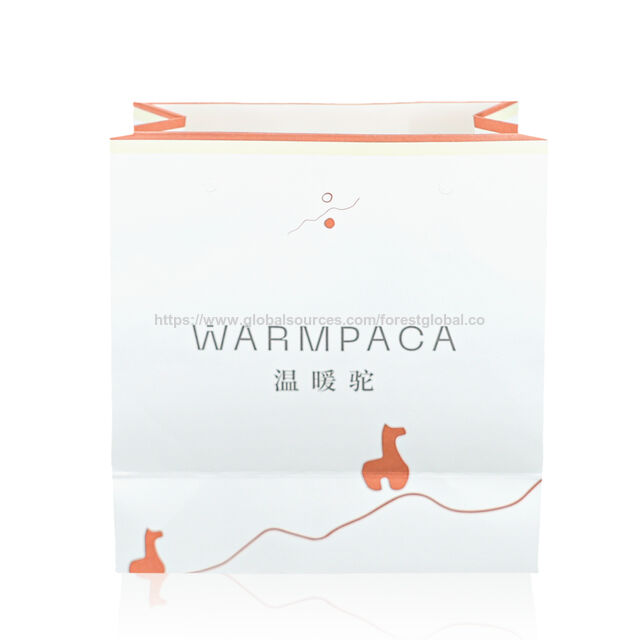 Bolsas de Papel Reciclable para Alimentos con Asa y Impresión Personalizada a Cuatro Colores