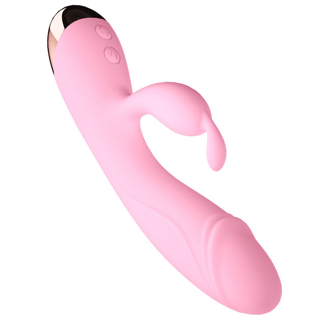 Vibrateur Dildo Masseur Sexuel en Silicone, Chauffage Réglable à 10 Fréquences, Différents Angles pour Clitoris et Point G, Vibrateur de Voyage