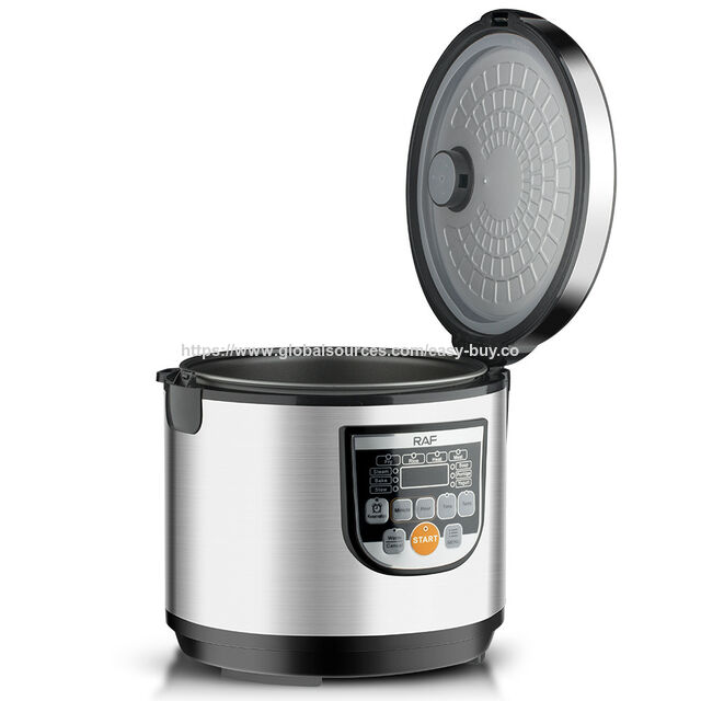 Cuiseur à Riz Intelligent pour le Commerce Extérieur, Cuiseur à Riz Intelligent Multifonction de 5L à Grande Capacité