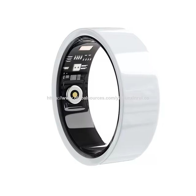 Bague Intelligente Céramique Paiement NFC, Fabricants OEM ODM 2025, Tracker Santé ECG Fitness avec Moniteur App pour Femmes Hommes Tailles 6-14