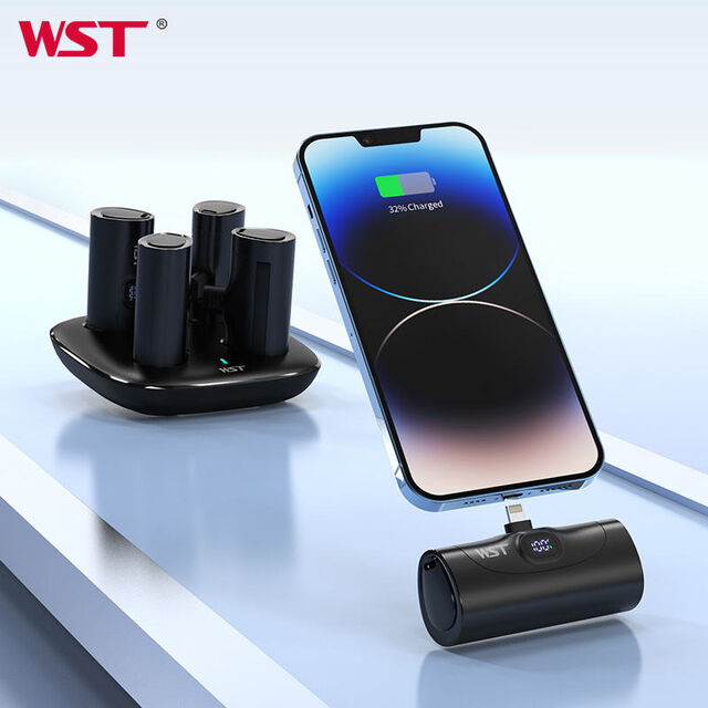 WST 20W PD 5000mAh Mini Powerbank mit LED und Stecker - WP0204