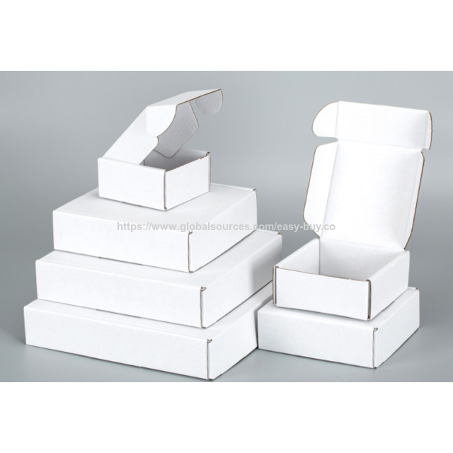 Caixas de embalagem de vestuário Caixas de avião extrarresistentes, caixas de papel personalizadas, kraft de três camadas, caixas de embalagem de roupas, caixas quadradas