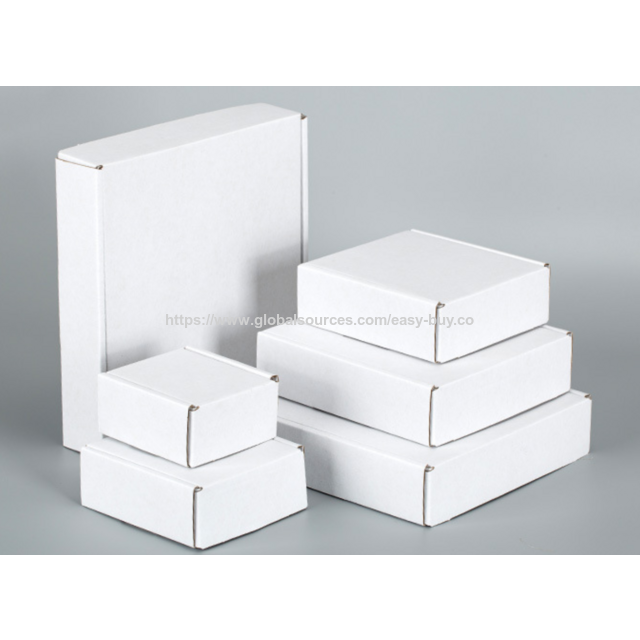 Caixas de embalagem de vestuário Caixas de avião extrarresistentes, caixas de papel personalizadas, kraft de três camadas, caixas de embalagem de roupas, caixas quadradas