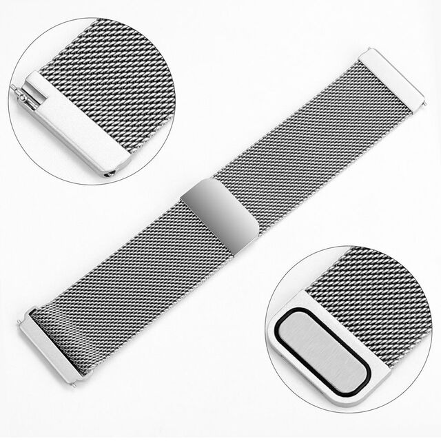 Luxus Milanese Loop Uhrenarmband Edelstahl 20mm Magnetverschluss ROHS-zertifiziert Klassisch Langlebig
