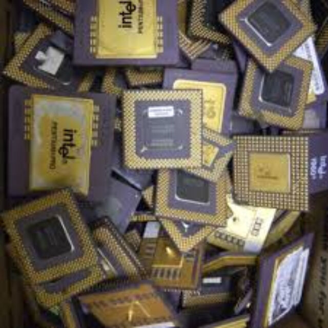 Déchets de Processeur CPU Céramique / CPU de Bureau, CPU Embarquée, CPU Mobile, CPU de Serveur, CPU de Station de Travail