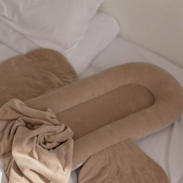 Minky-Stoff Baby-Beistellbett-Lounger mit flügelförmiger Abdeckung, Baby-Schlafkissen