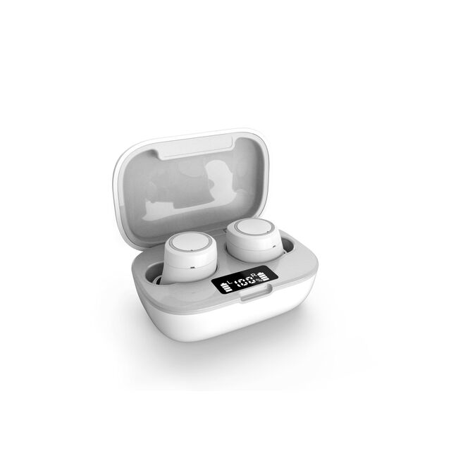 Earphone Jasibo TWS Mini Bluetooth 6.0 dengan Kotak Pengisian Daya