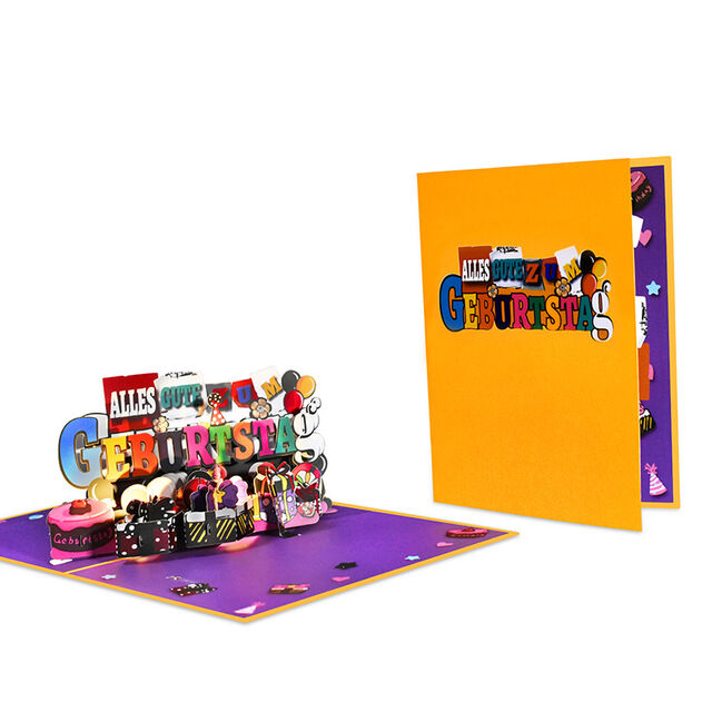 Carte de Joyeux Anniversaire - Joue la chanson 'HAPPY', Carte Musicale 3D de Joyeux Anniversaire, Cartes d'Anniversaire pour Femmes, Cartes d'Anniversaire pour Hommes
