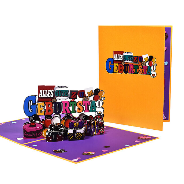 Carte de Joyeux Anniversaire - Joue la chanson 'HAPPY', Carte Musicale 3D de Joyeux Anniversaire, Cartes d'Anniversaire pour Femmes, Cartes d'Anniversaire pour Hommes