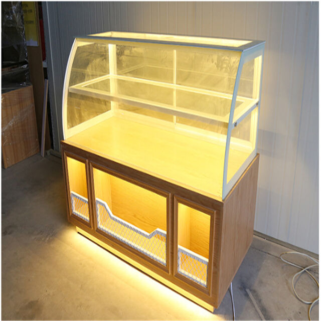 Présentoir à Pain pour Boulangerie Pâtisserie - Vitrine Réfrigérée pour Pains et Gâteaux