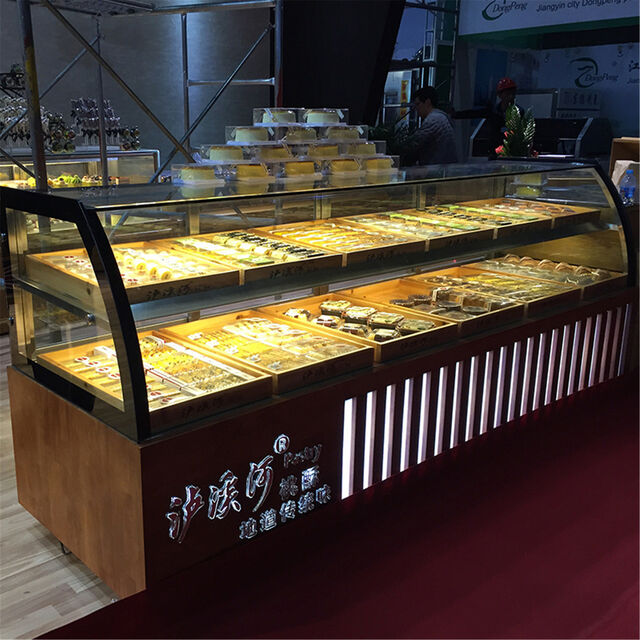 Présentoir à Pain pour Boulangerie Pâtisserie - Vitrine Réfrigérée pour Pains et Gâteaux