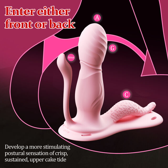 Vibrateur Féminin en Silicone Étanche à Double Moteur Contrôlé par Application - 10 Intensités Certifiées pour le Plaisir Anal et Vaginal