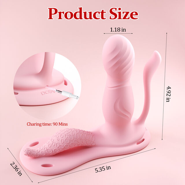 Vibrateur Féminin en Silicone Étanche à Double Moteur Contrôlé par Application - 10 Intensités Certifiées pour le Plaisir Anal et Vaginal