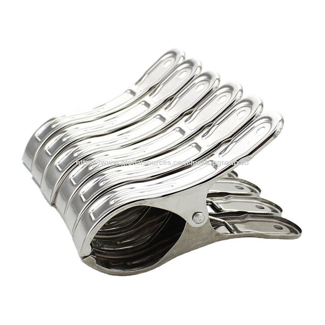 Jepitan Pakaian Stainless Steel - Klip Gantung Kuat
