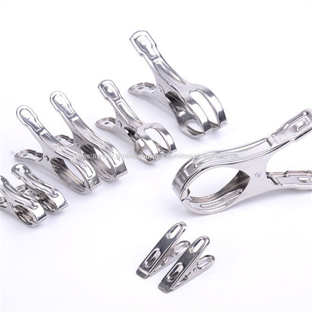 Jepitan Pakaian Stainless Steel - Klip Gantung Kuat