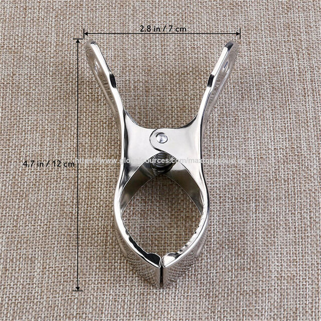 Jepitan Pakaian Stainless Steel - Klip Gantung Kuat