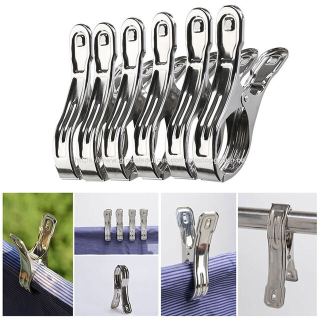 Jepitan Pakaian Stainless Steel - Klip Gantung Kuat