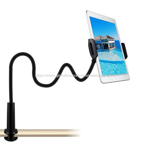 Universal Handy- und Tablet-Halterung mit Schwanenhals, Tischhalterung, Schreibtischhalterung, Mobile-Halterung