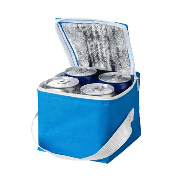Sac Isotherme Réutilisable avec Logo Personnalisé, Petit Format, 6 Canettes, Sac à Déjeuner Isolé Non Tissé