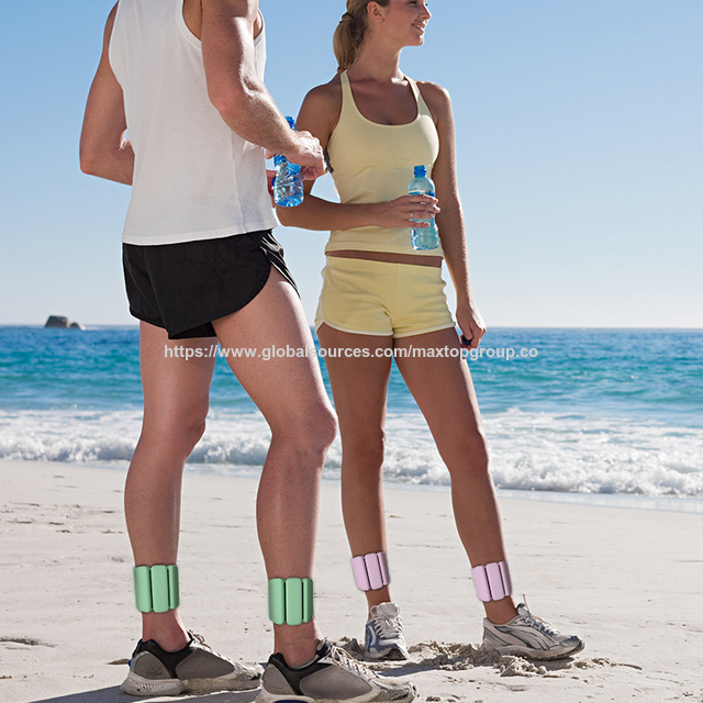 Poids de poignet de course et d'entraînement physique avec logo personnalisé, bande de poids de cheville réglable