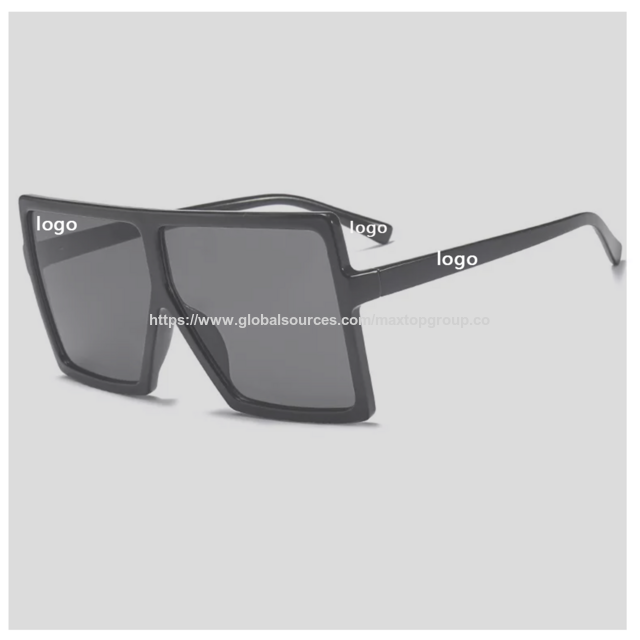 Retro-Sonnenbrille für Damen mit kleinem rechteckigen Rahmen, Metallscharnier und Vollrand aus Kunststoff.