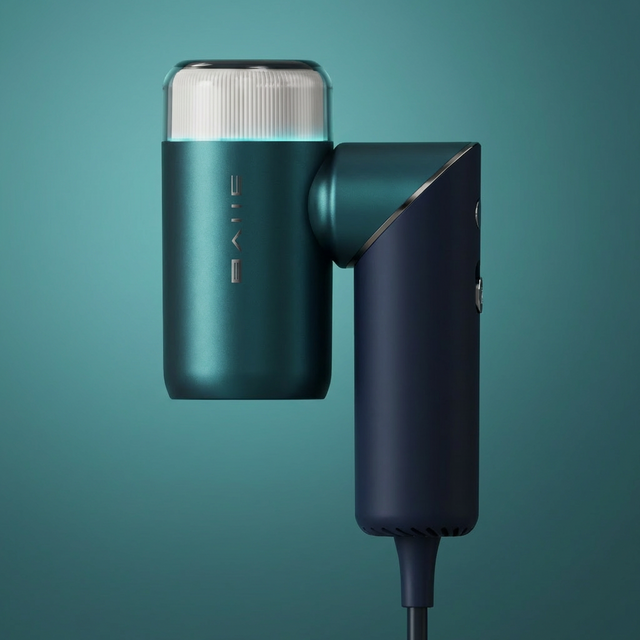 Sèche-cheveux Mini Portable BLDC Haute Vitesse Pliable Ionique Double Tension Large Mini Souffleur avec Diffuseur