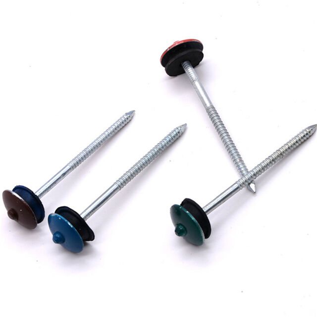 Clous de Toiture à Tête Ronde, Jauge 8x3" et 8x4", Zingués, Vente Directe d'Usine