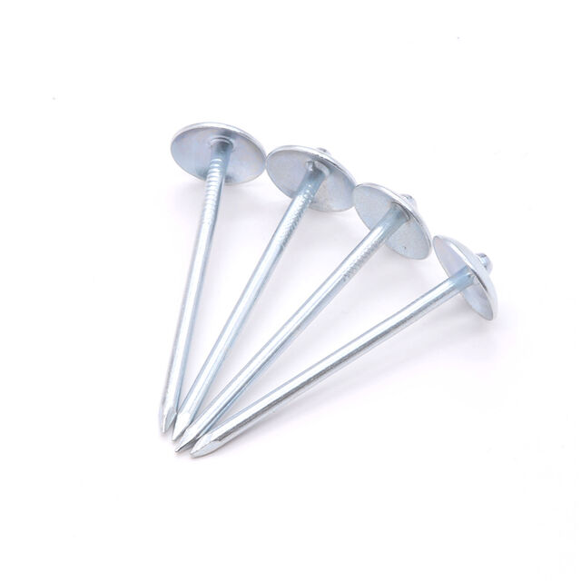 Clous de Toiture à Tête Ronde, Jauge 8x3" et 8x4", Zingués, Vente Directe d'Usine