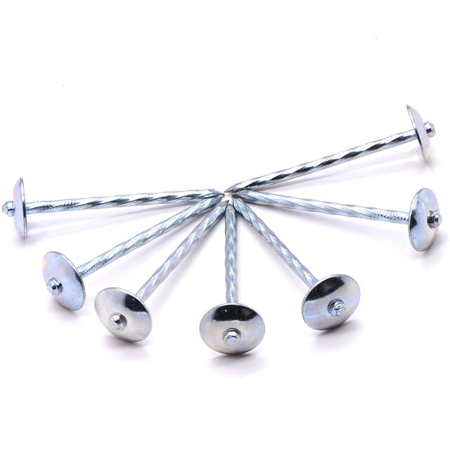 Clous de Toiture à Tête Ronde, Jauge 8x3" et 8x4", Zingués, Vente Directe d'Usine