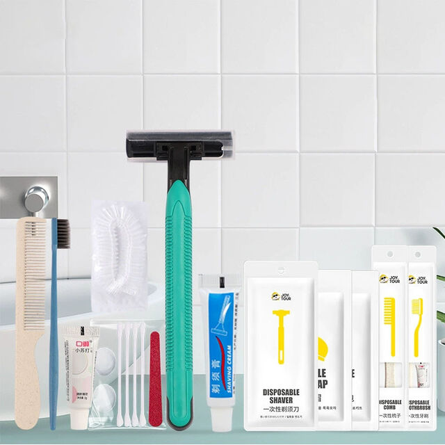 Einweg-Rasiererset für Hotels, Toilettenartikel-Set für Geschäftsreisen