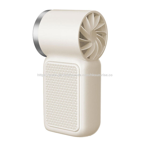 Luxuriöser, handgehaltener, wiederaufladbarer Mini-Lüfter der Klasse A im Geschenkkarton, tragbarer Mini-Handventilator mit Logo