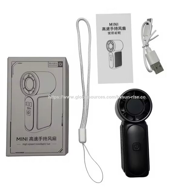 Mini Handventilator Tragbar Wiederaufladbar, Persönlicher Kleiner Handventilator, Geschenke für Sommer Outdoor Täglichen Gebrauch, Reiseutensilien