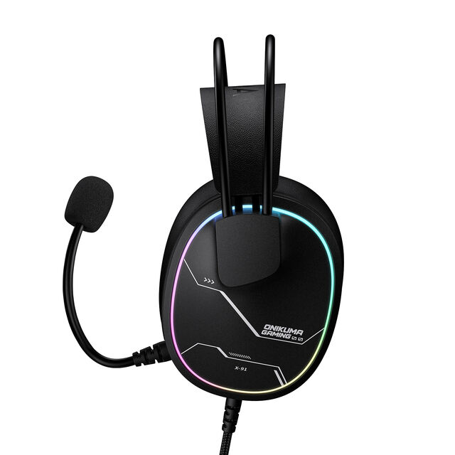 Casque filaire ONIKUMA X91 en stock en gros, codec AAC, prise audio 3,5 mm