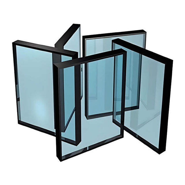 Verre Isolant Faible Émissivité (Low-E) pour Mur-Rideau, Isolation Thermique et Acoustique, Économie d'Énergie, Double Vitrage Creux, Verre Architectural