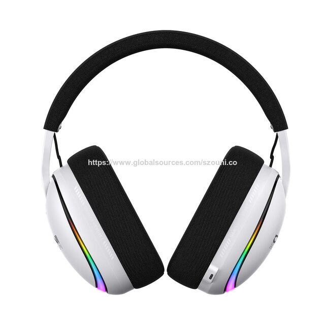 Casque de Jeu Sans Fil ONIKUMA GT805 avec Microphone Avancé à Réduction de Bruit et Éclairage RVB pour PS5, PC, Switch - Drivers de 50mm