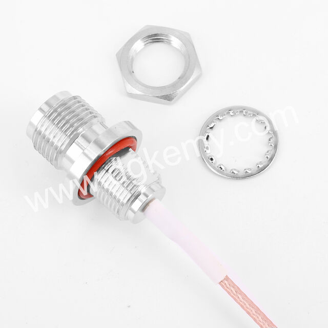 Assemblage de câble RF RG178 TNC femelle vers MMCX mâle, prise jack TNC à montage sur panneau avant vers fiche coudée MMCX RG-178 - Fabricant