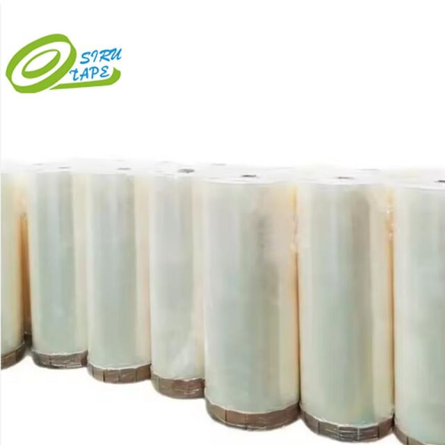 بكرة جامبو شريط لاصق BOPP درجة صناعية W02، بكرة كبيرة عالية القوة لتصنيع شريط التعبئة والتغليف