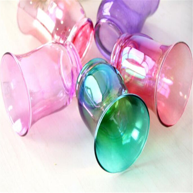 Bestseller: Sturmsichere Glas-Kerzenhalterung mit Ionenbeschichtung in verschiedenen Farben