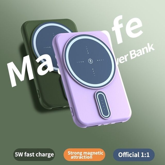 2026 Carregador sem Fio Portátil OEM com Suporte, Power Bank 5000 MAH PD 22.5W Carregamento Rápido para Celular