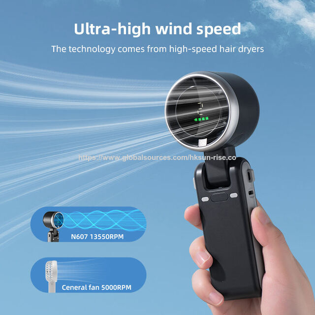 Großhandel Faltbarer Handventilator, Kompaktes Design, Kleiner Kühlventilator, Einstellbare Windgeschwindigkeit für Outdoor-Aktivitäten, Campingausflüge