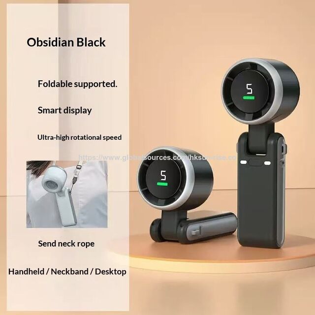 Großhandel Faltbarer Handventilator, Kompaktes Design, Kleiner Kühlventilator, Einstellbare Windgeschwindigkeit für Outdoor-Aktivitäten, Campingausflüge