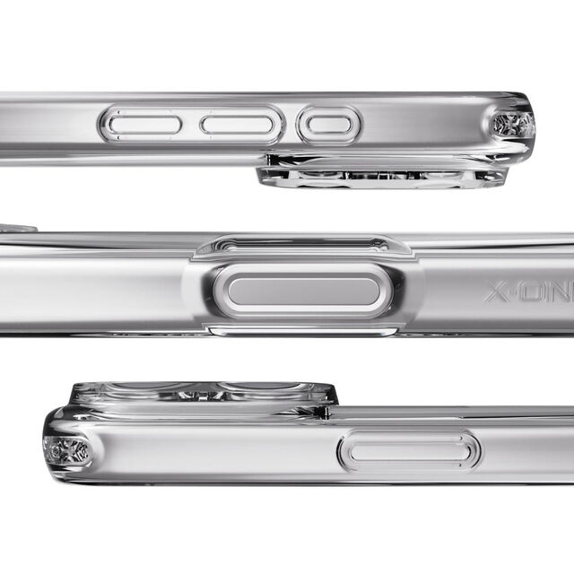 Coque de Protection X-ONE 360°, Hauteur de Chute 3 mètres, Transparente Claire, Protection Anti-Chocs TPU+PC pour iPhone 17