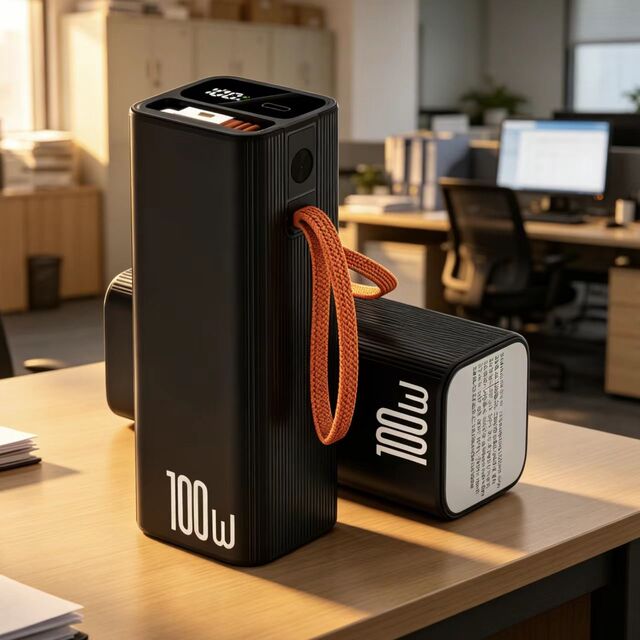 Novos Produtos 2026: Power Bank Portátil 20000mAh com Carregador PD 100W, Display LED, Suporte para Carregamento Super Rápido 2.0 para Laptop