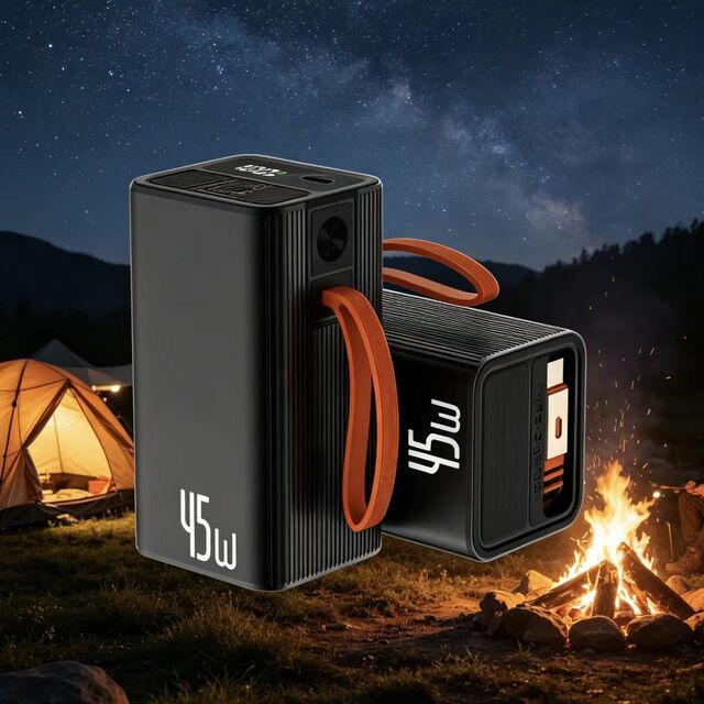 Novos Produtos 2026 Power Bank Portátil 10000mAh Carregador PD 45W com Display LED, Suporta Carregamento Super Rápido 2.0 para Laptop