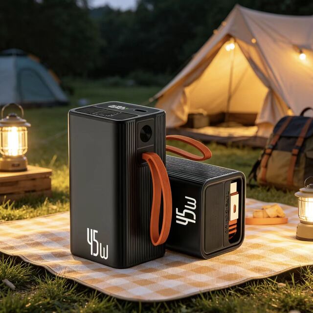Novos Produtos 2026 Power Bank Portátil 10000mAh Carregador PD 45W com Display LED, Suporta Carregamento Super Rápido 2.0 para Laptop