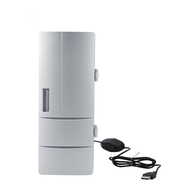 Usb fridge Cooler & Warmer Mini USB-Powered Beverage Drink Cans Cooler/Warmer Refrigerator