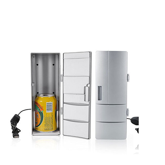 Usb fridge Cooler & Warmer Mini USB-Powered Beverage Drink Cans Cooler/Warmer Refrigerator